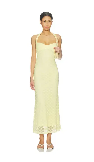 Bardot Mariko Halter Neck Midi Dress | Thumbnail 1 Bardot Mariko Halter Neck Midi Dress | Thumbnail 1
