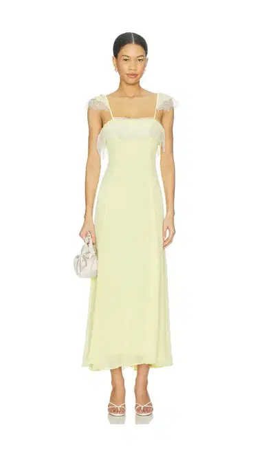 Bardot Arlia Lace Trim Maxi Dress | Thumbnail 1 Bardot Arlia Lace Trim Maxi Dress | Thumbnail 1