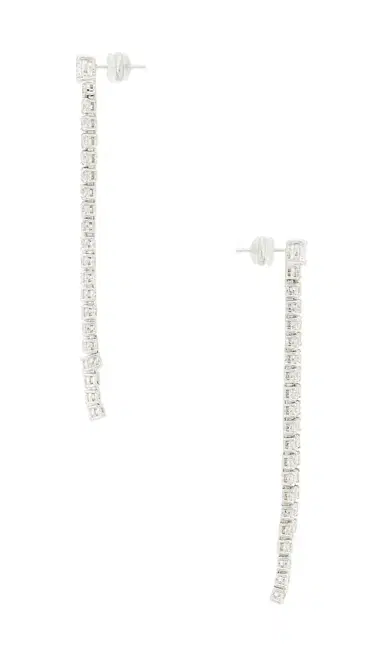 Shashi Solitaire Tennis Drop Earring | Thumbnail 2 Shashi Solitaire Tennis Drop Earring | Thumbnail 2