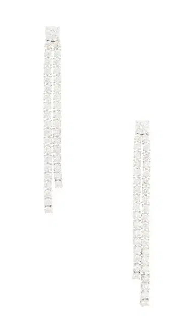 Shashi Solitaire Tennis Drop Earring | Thumbnail 1 Shashi Solitaire Tennis Drop Earring | Thumbnail 1