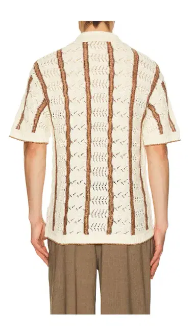 Central Park West Novelty Stitch Button Down Shirt | Thumbnail 2 Central Park West Novelty Stitch Button Down Shirt | Thumbnail 2