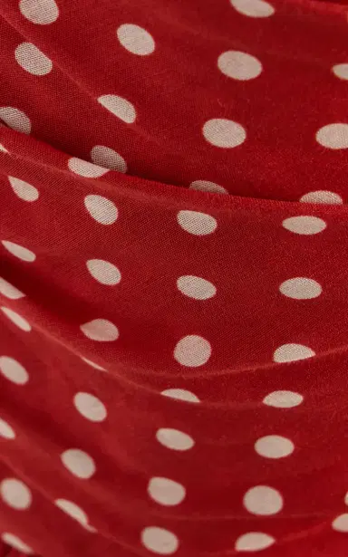 Matteau Gathered Polka-Dot Cotton-Silk Drop-Waist Midi Dress | Thumbnail 5 Matteau Gathered Polka-Dot Cotton-Silk Drop-Waist Midi Dress | Thumbnail 5