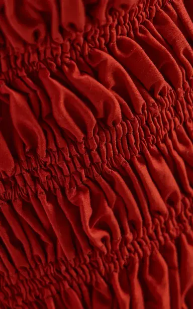 Matteau Shirred-Bodice Cotton Mini Dress | Thumbnail 5 Matteau Shirred-Bodice Cotton Mini Dress | Thumbnail 5