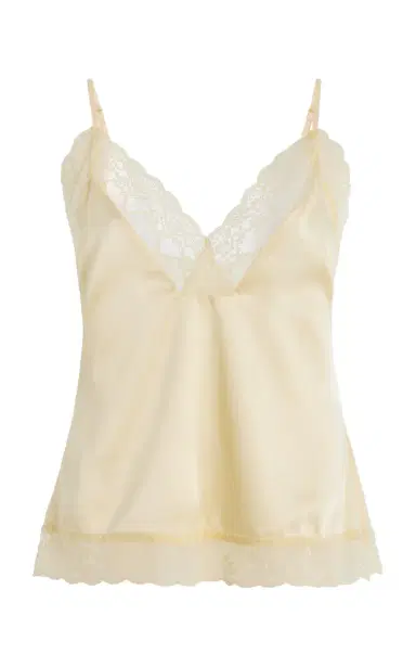 ELCE Pietra Lace-Trimmed Satin Cami Top | Thumbnail 1 ELCE Pietra Lace-Trimmed Satin Cami Top | Thumbnail 1