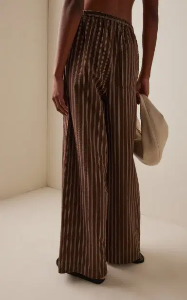 Closed Cotton Seersucker Wide-Leg Pants | Thumbnail 4 Closed Cotton Seersucker Wide-Leg Pants | Thumbnail 4