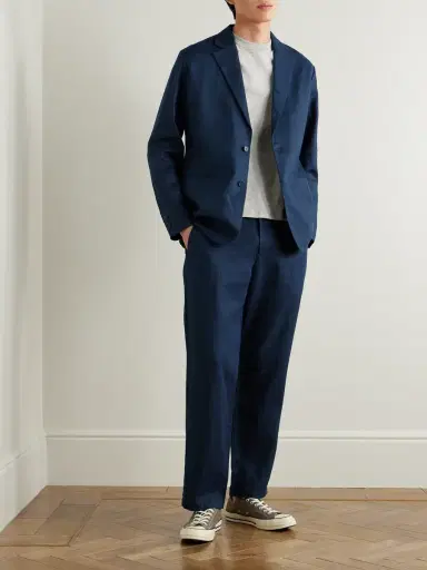 NN07 Aden 1454 Straight-Leg Linen Suit Trousers - Men | Thumbnail 2 NN07 Aden 1454 Straight-Leg Linen Suit Trousers - Men | Thumbnail 2