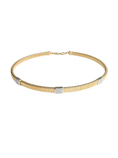Wish Fine Jewelry 1.21ct Diamond 18K Gold Choker Necklace | Thumbnail 1 Wish Fine Jewelry 1.21ct Diamond 18K Gold Choker Necklace | Thumbnail 1