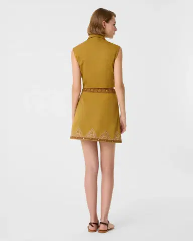 Emporio Sirenuse Asia Skirt with Mojave Embroidery | Thumbnail 3 Emporio Sirenuse Asia Skirt with Mojave Embroidery | Thumbnail 3