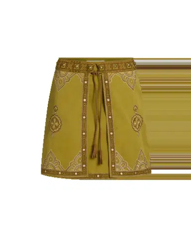Emporio Sirenuse Asia Skirt with Mojave Embroidery | Thumbnail 5 Emporio Sirenuse Asia Skirt with Mojave Embroidery | Thumbnail 5