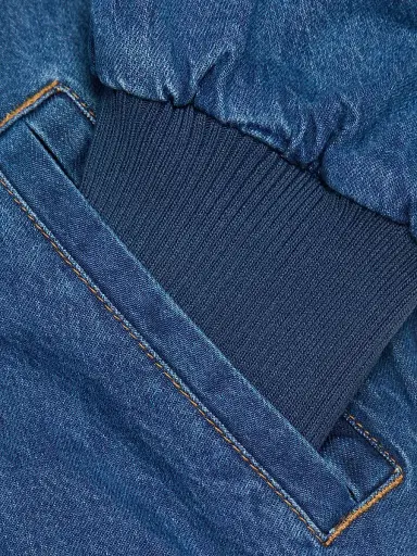 Hudson Jeans Women's Denim Bomber Jacket | Thumbnail 7 Hudson Jeans Women's Denim Bomber Jacket | Thumbnail 7