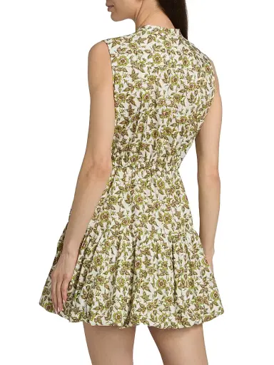 DEREK LAM 10 CROSBY Women's Briar Floral Cotton Minidress | Thumbnail 5 DEREK LAM 10 CROSBY Women's Briar Floral Cotton Minidress | Thumbnail 5