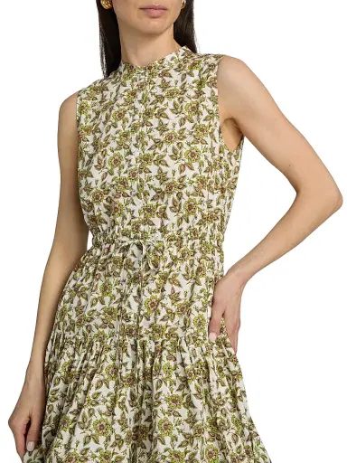 DEREK LAM 10 CROSBY Women's Briar Floral Cotton Minidress | Thumbnail 6 DEREK LAM 10 CROSBY Women's Briar Floral Cotton Minidress | Thumbnail 6