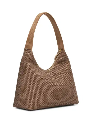 Mansur Gavriel Women's Candy Raffia Hobo Bag - Anise | Thumbnail 3 Mansur Gavriel Women's Candy Raffia Hobo Bag - Anise | Thumbnail 3