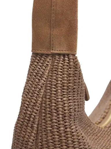 Mansur Gavriel Women's Candy Raffia Hobo Bag - Anise | Thumbnail 6 Mansur Gavriel Women's Candy Raffia Hobo Bag - Anise | Thumbnail 6