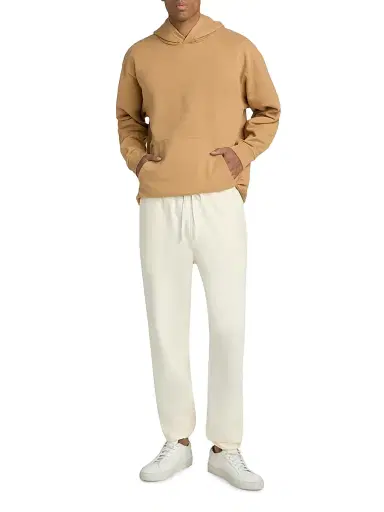 Saks Fifth Avenue Men's Foundation Fleece Hoodie - Mocha Meringue | Thumbnail 2 Saks Fifth Avenue Men's Foundation Fleece Hoodie - Mocha Meringue | Thumbnail 2