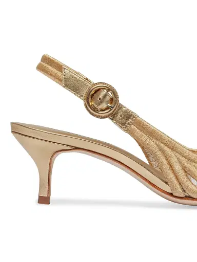 Bernardo 1946 Women's Madinah Slingback Pumps - Gold | Thumbnail 5 Bernardo 1946 Women's Madinah Slingback Pumps - Gold | Thumbnail 5