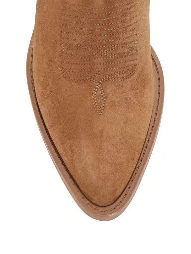Partlow Women's Aleene Perforated Suede Cowboy Boots - Cest | Thumbnail 5 Partlow Women's Aleene Perforated Suede Cowboy Boots - Cest | Thumbnail 5