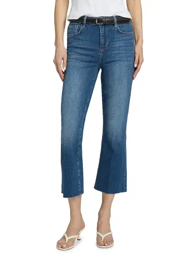 L'Agence Women's Kendra Crop Flare Jeans - Authentique - Size 32 | Thumbnail 3 L'Agence Women's Kendra Crop Flare Jeans - Authentique - Size 32 | Thumbnail 3