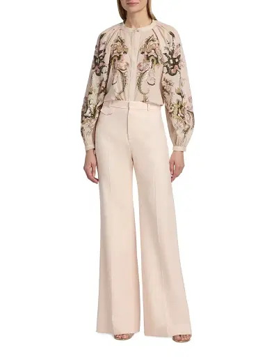 Kobi Halperin Women's Heidi Sequined Voile Blouse - Ecru | Thumbnail 2 Kobi Halperin Women's Heidi Sequined Voile Blouse - Ecru | Thumbnail 2