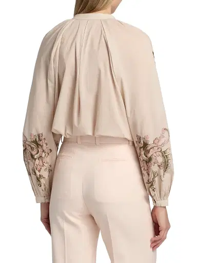 Kobi Halperin Women's Heidi Sequined Voile Blouse - Ecru | Thumbnail 5 Kobi Halperin Women's Heidi Sequined Voile Blouse - Ecru | Thumbnail 5