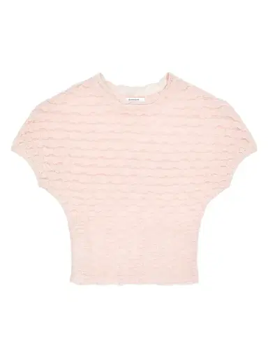 Givenchy Women's Cropped Top with Nylon Frills - Silk Pink - Size Small | Thumbnail 1 Givenchy Women's Cropped Top with Nylon Frills - Silk Pink - Size Small | Thumbnail 1