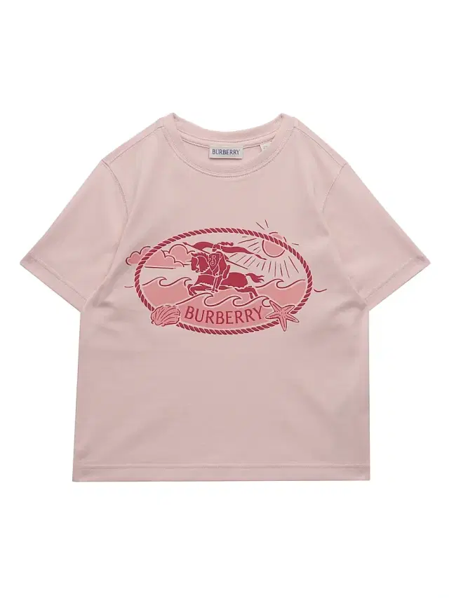 Little Girl's & Girl's Cotton Jersey Equestrian Knight Print T-Shirt - Mallow Pink Little Girl's & Girl's Cotton Jersey Equestrian Knight Print T-Shirt - Mallow Pink