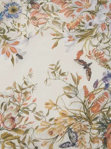 Etro Women's Printed Cotton Scarf - Multi Beige | Thumbnail 4 Etro Women's Printed Cotton Scarf - Multi Beige | Thumbnail 4