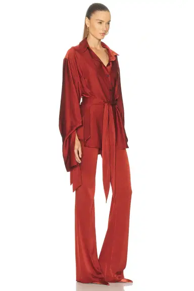 Atlein Oversize Knot Shirt | Thumbnail 2 Atlein Oversize Knot Shirt | Thumbnail 2