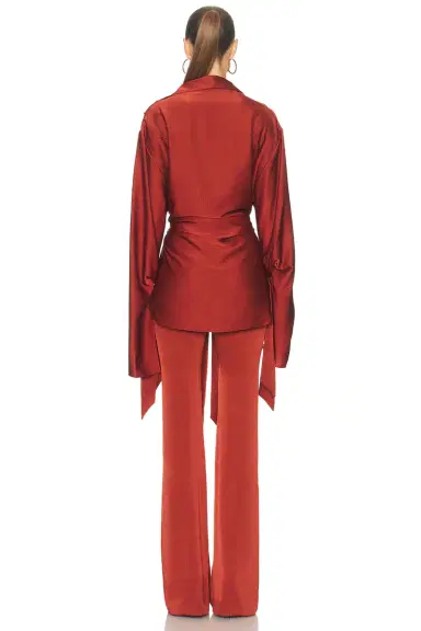 Atlein Oversize Knot Shirt | Thumbnail 3 Atlein Oversize Knot Shirt | Thumbnail 3
