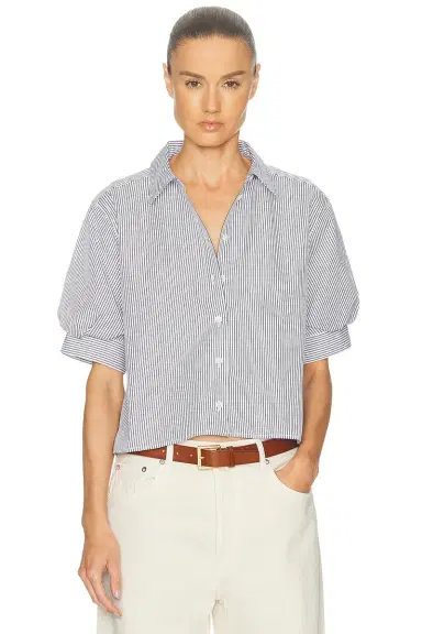 Frame The Billow Sleeve Shirt | Thumbnail 3 Frame The Billow Sleeve Shirt | Thumbnail 3