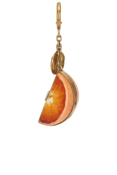 Saint Laurent Orange Keychain | Thumbnail 3 Saint Laurent Orange Keychain | Thumbnail 3