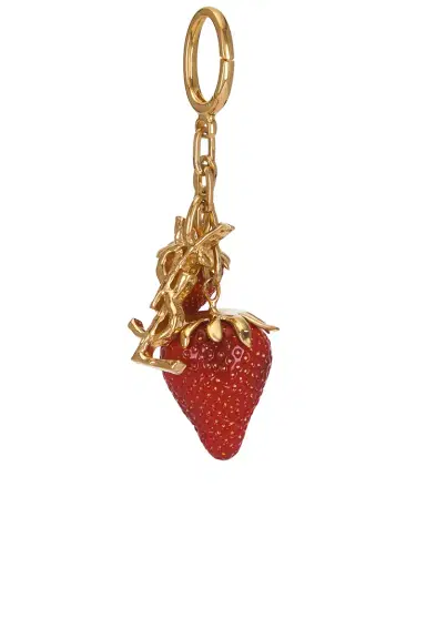 Saint Laurent Porte Clefs Fraises Charm | Thumbnail 2 Saint Laurent Porte Clefs Fraises Charm | Thumbnail 2
