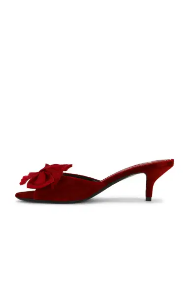 Valentino Garavani VG Marie Velluto Bow 55 Mule | Thumbnail 5 Valentino Garavani VG Marie Velluto Bow 55 Mule | Thumbnail 5