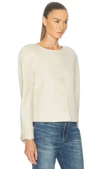 Chloé Collarless Jacket | Thumbnail 2 Chloé Collarless Jacket | Thumbnail 2