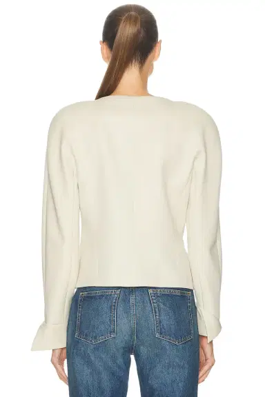 Chloé Collarless Jacket | Thumbnail 3 Chloé Collarless Jacket | Thumbnail 3