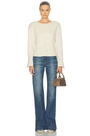 Chloé Collarless Jacket | Thumbnail 4 Chloé Collarless Jacket | Thumbnail 4