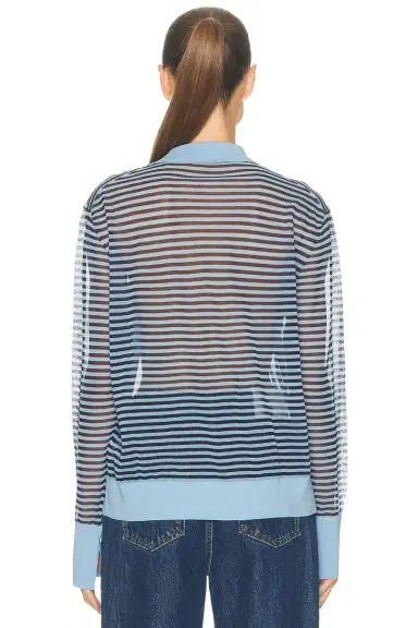 FRAME The Collared Cardi | Thumbnail 5 FRAME The Collared Cardi | Thumbnail 5