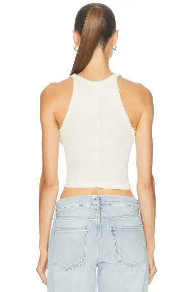 RE/DONE V Cut Ribbed Tank Top | Thumbnail 5 RE/DONE V Cut Ribbed Tank Top | Thumbnail 5