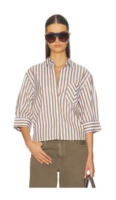 Rag & Bone Lucia Stripe Poplin Shirt | Thumbnail 1 Rag & Bone Lucia Stripe Poplin Shirt | Thumbnail 1