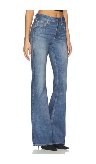 Rag & Bone rb Miramar Ponte Dahlia Mid Rise Flare Jeans | Thumbnail 2 Rag & Bone rb Miramar Ponte Dahlia Mid Rise Flare Jeans | Thumbnail 2