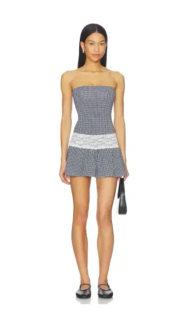 Frankies Bikinis Mirage Cotton Jersey Mini Dress | Thumbnail 1 Frankies Bikinis Mirage Cotton Jersey Mini Dress | Thumbnail 1