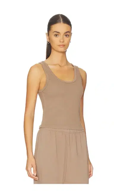 perfectwhitetee Structured Rib Bra Friendly Tank | Thumbnail 2 perfectwhitetee Structured Rib Bra Friendly Tank | Thumbnail 2