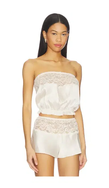Frankies Bikinis Rosie Silk Sleeveless Blouse | Thumbnail 2 Frankies Bikinis Rosie Silk Sleeveless Blouse | Thumbnail 2