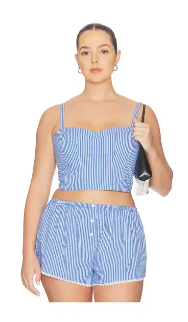 Good American Poplin Bustier Cami Top | Thumbnail 2 Good American Poplin Bustier Cami Top | Thumbnail 2