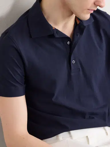 Paul Smith Striped Cotton-Jersey Polo Shirt - Men | Thumbnail 5 Paul Smith Striped Cotton-Jersey Polo Shirt - Men | Thumbnail 5