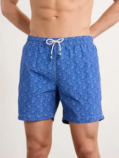 Hartford Straight-Leg Mid-Length Printed Swim Shorts - Men | Thumbnail 2 Hartford Straight-Leg Mid-Length Printed Swim Shorts - Men | Thumbnail 2