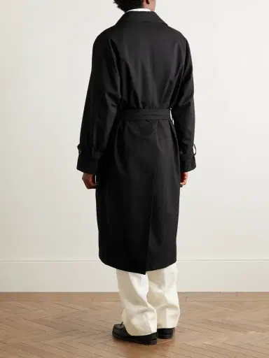 Stòffa Belted Wool Trench Coat - Men | Thumbnail 3 Stòffa Belted Wool Trench Coat - Men | Thumbnail 3