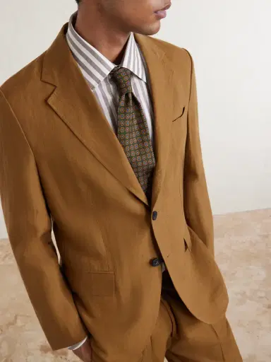 Rubinacci Linen Suit Jacket - Men | Thumbnail 5 Rubinacci Linen Suit Jacket - Men | Thumbnail 5