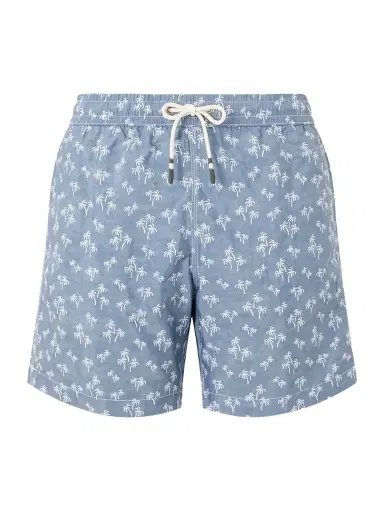 Hartford Straight-Leg Mid-Length Printed Swim Shorts - Men | Thumbnail 1 Hartford Straight-Leg Mid-Length Printed Swim Shorts - Men | Thumbnail 1