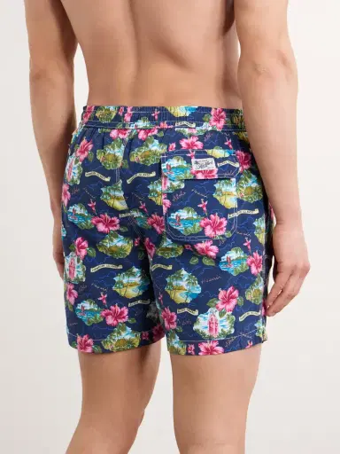 Hartford Straight-Leg Mid-Length Printed Swim Shorts - Men | Thumbnail 3 Hartford Straight-Leg Mid-Length Printed Swim Shorts - Men | Thumbnail 3